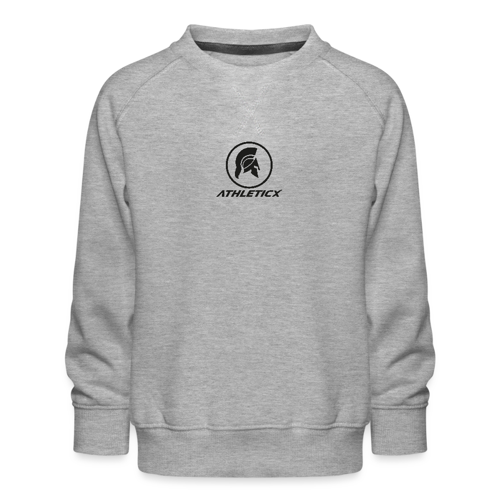 Kinder Premium Pullover - Grau meliert