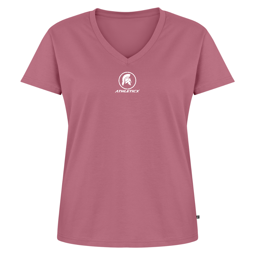 Frauen Bio-T-Shirt mit V-Ausschnitt von Stanley & Stella - Mauve