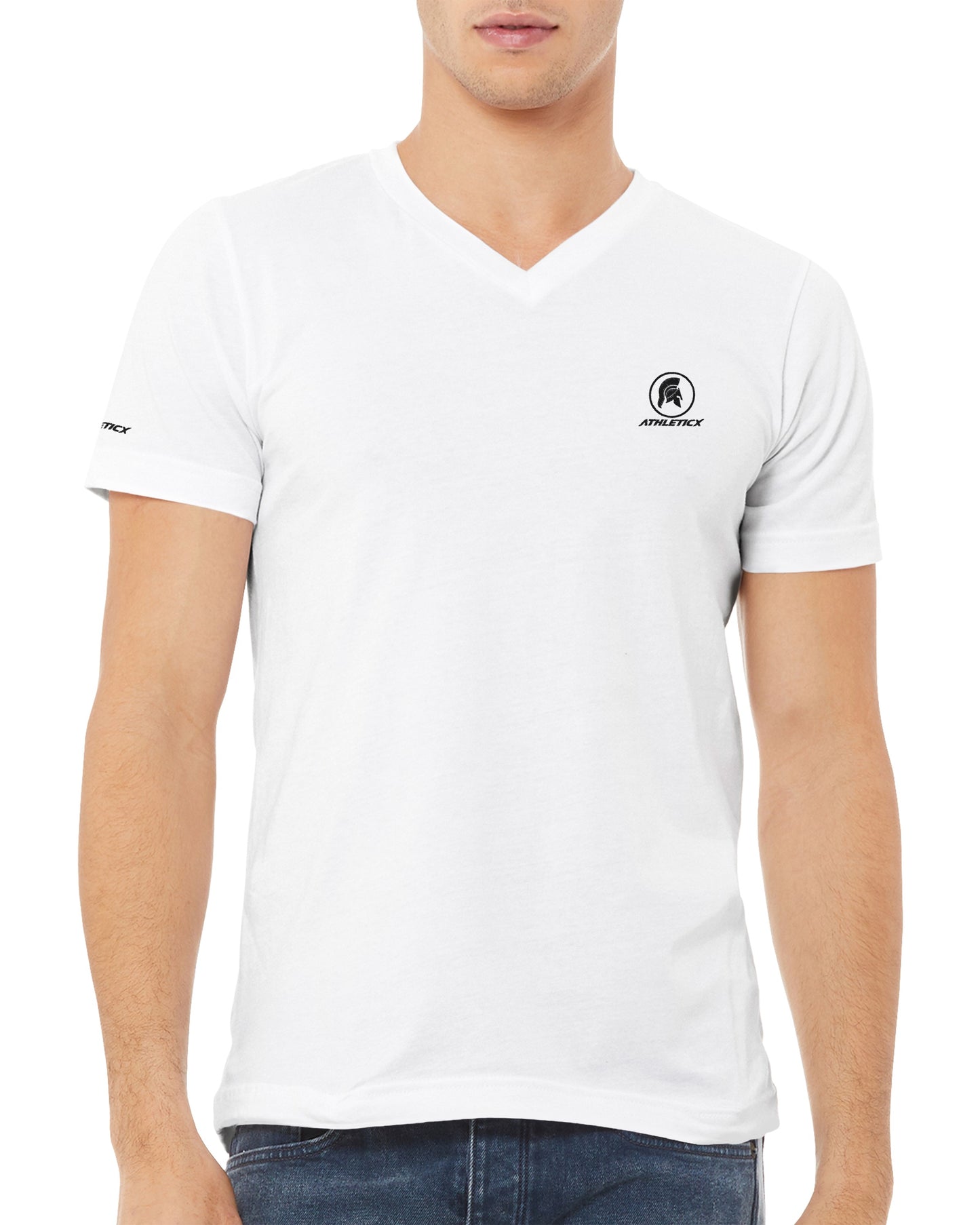 BASIC V-NACK-T-SHIRT
