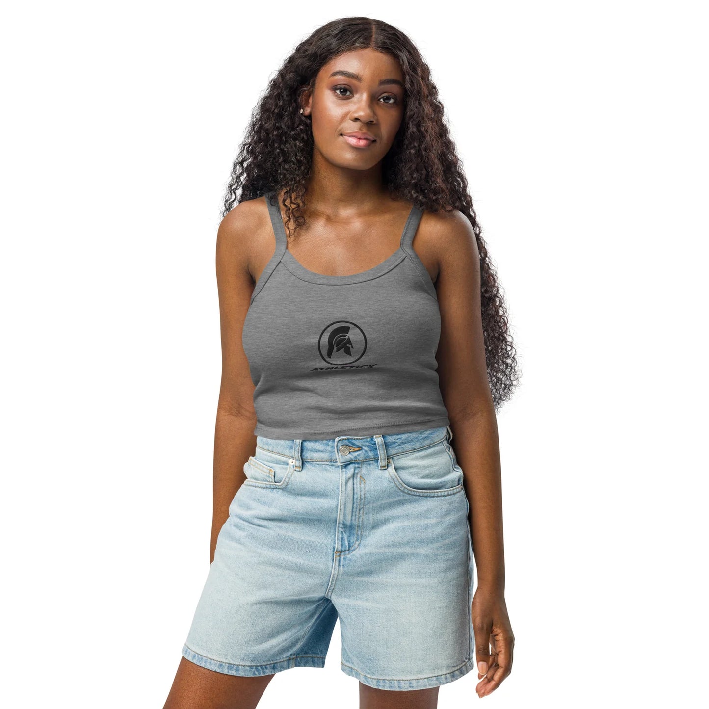 Damen-Top mit feiner Rippstruktur