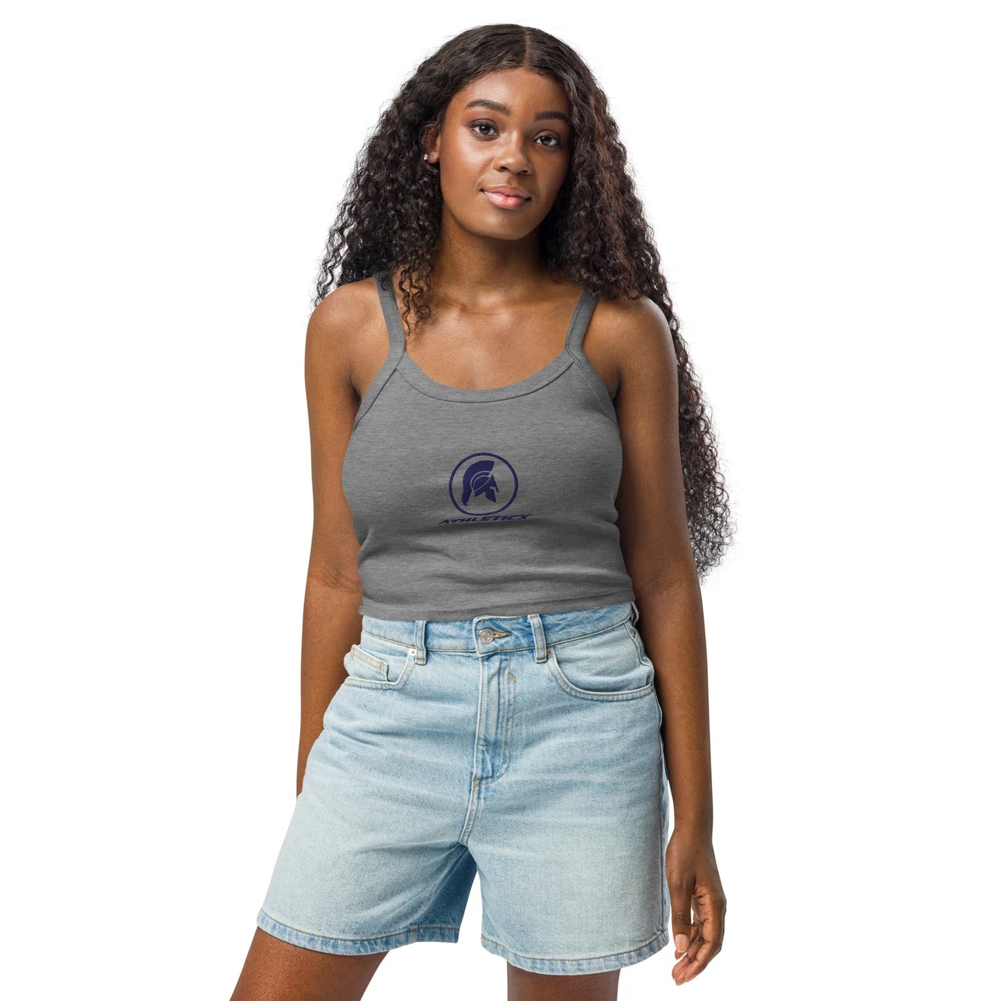 Damen-Top mit feiner Rippstruktur